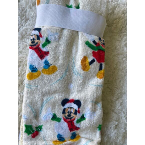 Disney Mickey & Minnie Holiday Hand Towels 2 Pack 15"x25" Embroidered Cotton NEW - Picture 5 of 9